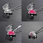 HooAMI Essential Oil Diffuser Necklace Aromatherapy Pendant Stainless Steel Locket Jewelry for Women, Men, Boy, Girl