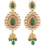 Aheli Ethnic Designer Indian Wedding Bridal Jewelry Set Faux Kundan Beaded Choker Necklace with Damini Headpiece for Women