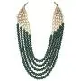 Aheli Elegant Indian Ethnic Traditional Layered Beaded Long Kundan Necklace Earring Set Bollywood Wedding Party Jewelry for Women Aheli Elegant Indian Ethnic Traditional Layered Beaded Long Kundan Necklace Earring Set Bollywood Wedding Party Jewelry for Women