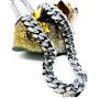 9MM Gold Cuban Chain for Men, Women with up to 22X More Real 14k White Gold Plating Than Other Fashion Jewelry Hip hop - Free Lifetime Replacement Guarantee