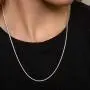 Authentic Solid Sterling Silver Snake Chain Necklace 2MM - 5MM, 16'' - 30'', Shiny & Flexible, Snake Necklace for Men & Women, Made In Italy, Next Level Jewelry Authentic Solid Sterling Silver Snake Chain Necklace 2MM - 5MM, 16'' - 30'', Shiny & Flexible, Snake Necklace for Men & Women, Made In Italy, Next Level Jewelry