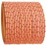 Touchstone New Colorful Bangle Collection Indian Bollywood Exclusive Golden Glaze Color Designer Jewelry Special Large Size Bangle Bracelets. Set of 24 for Women.