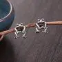 LOVECOM 2 Piece Frog 925 Sterling Silver Dangle Post Earrings for Women Girls Cute Frog Vintage Animal Earring Jewelry Gifts( 2 Ways To Wear) LOVECOM 2 Piece Frog 925 Sterling Silver Dangle Post Earrings for Women Girls Cute Frog Vintage Animal Earring Jewelry Gifts( 2 Ways To Wear)