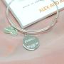 Alex and ANI Disney Parks Toy Story Youve Got A Friend in Me Bangle with Woody and Buzz Lightyear - Inspirational Quote - Charm Bracelet Jewelry Gift (Silver Finish)