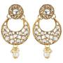 MUCH-MORE Indian Traditional Kundan Bridal Necklace Pearl & Colored Beads Bollywood Style Set