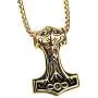 PAURO Mens Stainless Steel Thors Mjolnir Hammer Pendant Necklace Viking Jewelry PAURO Mens Stainless Steel Thors Mjolnir Hammer Pendant Necklace Viking Jewelry
