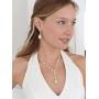 Mariell Yellow Gold Crystal Rhinestone Necklace Jewelry Set for Prom, Bridesmaids & Brides