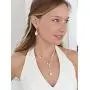 Mariell Yellow Gold Crystal Rhinestone Necklace Jewelry Set for Prom, Bridesmaids & Brides