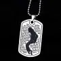 Stainless Steel Michael Jackson Classic Dance King Engraved Design Pendant Pendant Necklace for Michael Jacksons Fans Gift Collection