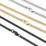 Jstyle Stainless Steel Link Curb Chain Necklace for Men Women 3 Pcs 3.5mm