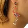 YANCHUN Crystal Flamingo Necklace and Earring Set for Women Pink Flamingo Pendant Necklace Bird Earrings for Girls YANCHUN Crystal Flamingo Necklace and Earring Set for Women Pink Flamingo Pendant Necklace Bird Earrings for Girls