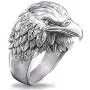 ABJFJE Retro Viking Alloy Eagle Ring Vintage Silver Statement Eagle Ring Punk Gothic Biker Band Engagement Gift Jewelry Ring for Men Boy ABJFJE Retro Viking Alloy Eagle Ring Vintage Silver Statement Eagle Ring Punk Gothic Biker Band Engagement Gift Jewelry Ring for Men Boy