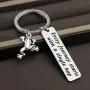 ENSIANTH Every Journey Starts with A Single Hop Keychain Frog Lover Gifts Travel Quote Motivational Jewelry Graduation Student Gift