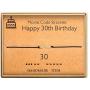 SANNYRA Happy Birthday Gifts for Girls Morse Code Bracelet 14k Gold Plated Beads Bracelet Birthday Jewelry for 12th 13th 14th 15th Sweet 16 17th 18th 19th 20th 21st 25th 30th 40th 50th 60th 70th 80th