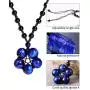 Jewever Tiger Eye Necklace Pendant Handmade Star-Shape Adjustable Energy Gemstone Healing Crystal 12mm Beads Unisex