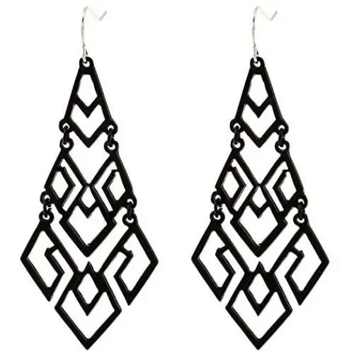 D EXCEED Womens Gold Dangle Drop Earrings Fashion Cutout Chandelier Earrings Gift Idea Geometric Chandelier Earrings for Women and Girls D EXCEED Womens Gold Dangle Drop Earrings Fashion Cutout Chandelier Earrings Gift Idea Geometric Chandelier Earrings for Women and Girls