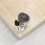 Silpada Crystal Cave Natural Agate & Druzy Ring in Sterling Silver & Brass Silpada Crystal Cave Natural Agate & Druzy Ring in Sterling Silver & Brass