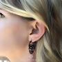 Soul Statement Womens Skull Dangle Earrings Gothic Halloween Drop Earring Set
