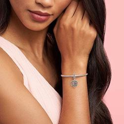 Pandora Jewelry 18 Years of Love Cubic Zirconia Charm in Sterling Silver