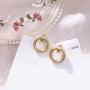 IBEEDOW Hoop Earrings Cubic Zirconia Dangle Earrings Drop Hypoallergenic Stud Earrings Sterling Silver Earrings