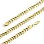 PY BLING 14K/18K Gold Plated Solid Curb Miami Cuban Link Chain Stainless Steel 4mm-8mm Diamond Cut Necklace or Bracelet for Men and Women 7-30 Inches PY BLING 14K/18K Gold Plated Solid Curb Miami Cuban Link Chain Stainless Steel 4mm-8mm Diamond Cut Necklace or Bracelet for Men and Women 7-30 Inches