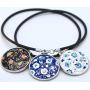 andrii volodko 3 mm Black Rubber Chain Necklace 18/20/22 in with Sterling Silver Secure Lobster Lock Clasp