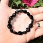 Zenergy Gems Charged Natural Gemstone Crystal Nugget Bead Bracelet + Selenite Charging Heart [Included]