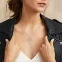 Klurent Love Heart Cross Necklaces for Women 925 Sterling Silver Heart Infinity Necklace Gift for Girls 5A Cubic Zirconia Necklaces for Daughter Wife Mother Birthday