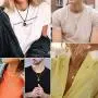 ChainsPro Magen David Star Pendant with Chain-55+5CM Adjustable, 316L Stainless Steel/Gold Plated (Send Gift Box) ChainsPro Magen David Star Pendant with Chain-55+5CM Adjustable, 316L Stainless Steel/Gold Plated (Send Gift Box)