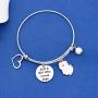 FAADBUK Funny Pigs Bracelet Animal Lover Gift Just A Girl Who Loves Pigs Jewelry Bracelet Pigs Lover Gift Pigs Jewelry