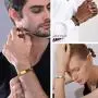 PROSTEEL Custom Bracelet for Men Women, Name Date Initial Quote Engraving Personalized Bracelets, Stainless Steel ID Bracelets, Come Gift Box PROSTEEL Custom Bracelet for Men Women, Name Date Initial Quote Engraving Personalized Bracelets, Stainless Steel ID Bracelets, Come Gift Box