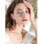 DAMLENG Chic Hypoallergenic Colorful Crystal Long Tassel Flower Stud Earrings Boho Floral Dangle Earrings for Women Girls DAMLENG Chic Hypoallergenic Colorful Crystal Long Tassel Flower Stud Earrings Boho Floral Dangle Earrings for Women Girls