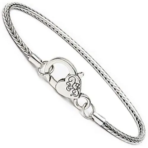 RUBYCA 20pcs 20cm Snake Chain 18KGP Silver Plated Charm Bracelet European Bead Lobster Heart Clasp RUBYCA 20pcs 20cm Snake Chain 18KGP Silver Plated Charm Bracelet European Bead Lobster Heart Clasp