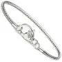 RUBYCA 20pcs 20cm Snake Chain 18KGP Silver Plated Charm Bracelet European Bead Lobster Heart Clasp RUBYCA 20pcs 20cm Snake Chain 18KGP Silver Plated Charm Bracelet European Bead Lobster Heart Clasp