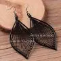 Fdesigner Boho Woven Geometric Earrings Drop Black Jewelry Fashion Silk Earring Dangle for Women and Girls Fdesigner Boho Woven Geometric Earrings Drop Black Jewelry Fashion Silk Earring Dangle for Women and Girls