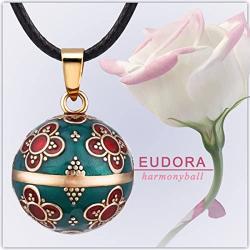 EUDORA Harmony Ball Vintage Necklace Angel Chime Bola Pendant, Long 30 + 45 inch for Pregnancy, Maternity