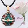 EUDORA Harmony Ball Vintage Necklace Angel Chime Bola Pendant, Long 30 + 45 inch for Pregnancy, Maternity EUDORA Harmony Ball Vintage Necklace Angel Chime Bola Pendant, Long 30 + 45 inch for Pregnancy, Maternity