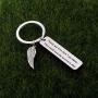 Memorial Keychain Loss Jewelry Those We Love Dont Go Away They Walk Beside Us Everyday Sympathy Gift Remembrance Loved One