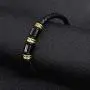 Stainless Steel Sracelet Mens Bracelet Leather with Golden Magnetic Clasp Stainless Steel Sracelet Mens Bracelet Leather with Golden Magnetic Clasp