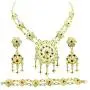 Siwalai Thai Traditional Gold Plated Multicolor Crystals Necklace Earrings Bracelet Jewelry Set 18 Inches Siwalai Thai Traditional Gold Plated Multicolor Crystals Necklace Earrings Bracelet Jewelry Set 18 Inches