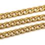 Tool Station Gold Chain, 24'' Gold Necklace, Necklace for Men, Feel Real Solid 18k Gold Plated Fake Chain Necklace 24'' 10mm