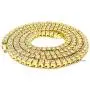 Mens Iced Out Hip Hop Gold tone CZ Miami Cuban Link Chain Choker Necklace Mens Iced Out Hip Hop Gold tone CZ Miami Cuban Link Chain Choker Necklace