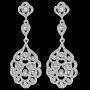 mecresh Wedding Teardrop Dangle Crystal Rhinestone Chandelier Earrings for Brides/Birthday/Party/Dinner Gift