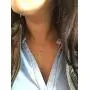 Navika Double Stirrup Lariat Necklace- Sterling Silver