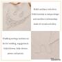 Unicra Bride Silver Necklace Earrings Set Crystal Bridal Wedding Jewelry Set Rhinestone Bridesmaid Party Choker Necklace Drop Dangle Earrings Sets for Women and Girls (Silver-3)