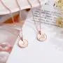 Disc Initial Necklaces for Women Girls, 14K Gold Filled Dainty Round Disc Double Side Engraved Hammered Initial Necklace Personalized Letter Pendant Initial Necklaces Jewelry Gifts for Women Girls Disc Initial Necklaces for Women Girls, 14K Gold Filled Dainty Round Disc Double Side Engraved Hammered Initial Necklace Personalized Letter Pendant Initial Necklaces Jewelry Gifts for Women Girls