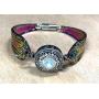 My Prime Gifts Snap Jewelry Rainbow Multicolor Magnetic Spoon Style Bracelet