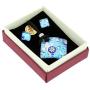GlassOfVenice Murano Glass Venetian Reflections Necklace and Earrings Set - Aqua Blue
