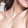 JADENOVA Full Wire Wrapped Energy Healing Crystal Gemstone Pendant Necklace 18'' Stainless Steel Chain