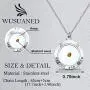 WUSUANED Mustard Seed Faith Necklace Seed Charm with Bible Verse Inscription Christian Pendant Religious Jewelry Inspirational Christian Gift for Women Girls WUSUANED Mustard Seed Faith Necklace Seed Charm with Bible Verse Inscription Christian Pendant Religious Jewelry Inspirational Christian Gift for Women Girls